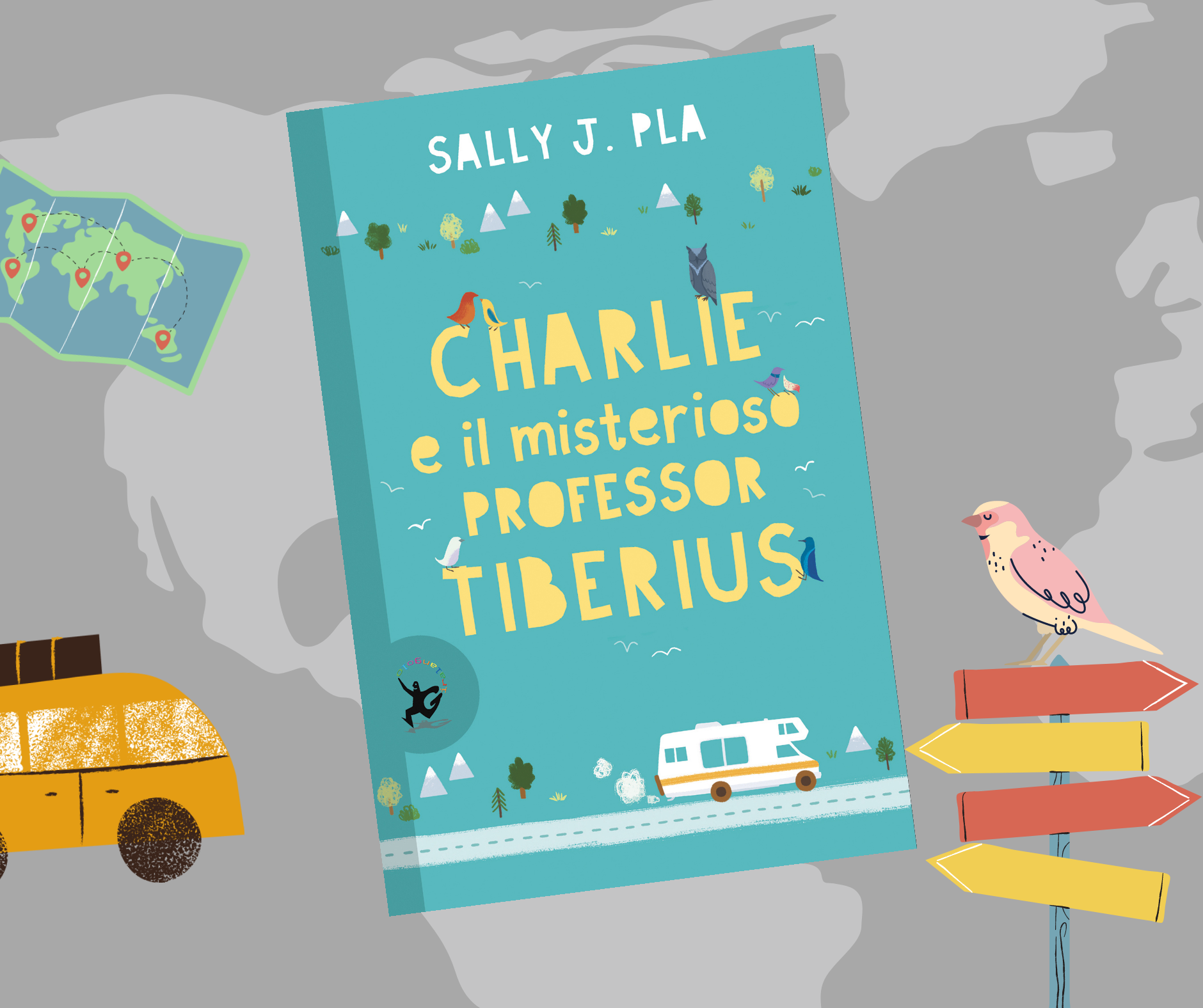 Libro "Charlie e il misterioso professor Tiberius" di Sally J.Pla