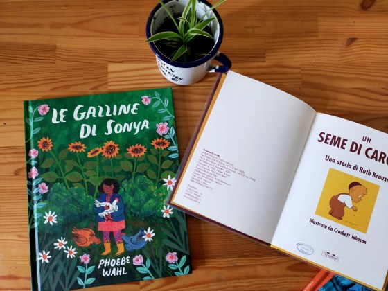 Le galline di Sonya, Natura e cultura - Un seme di carota, Topipittori